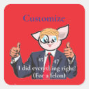 Search for felon stickers President