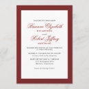 Search for burgundy border invitations Maroon