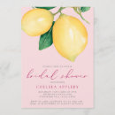 Search for pink lemonade bridal shower invitations Lemons