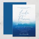 Search for watercolor beach wedding invitations Waves
