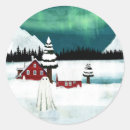 Search for northern lights stickers Winter