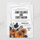 Search for unique halloween wedding invitations Fall