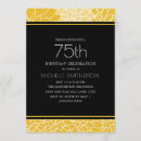 Search for black white yellow invitations Floral