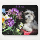 Search for shih tzu dog mousepads Flowers