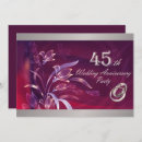 Search for 45th anniversary party invitations Forty fifth