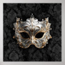 Search for venetian mask posters Gold