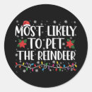 Search for family pet stickers Santa