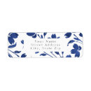 Search for indigo return address labels Floral