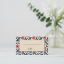 Search for floral place cards Navy