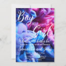 Search for smoke invitations Pink or blue