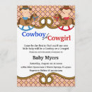 Search for country gender reveal invitations Cowboy