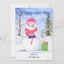 Search for candy coloured cards Snowman