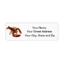 Search for lobster return address labels Ocean