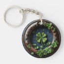Search for four leaf clover key rings Good luck