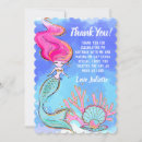 Search for pearl thank you cards Mermaid