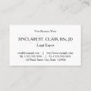 Search for classic business cards Black and white