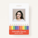Search for preschool id badges Teacher