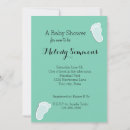 Search for baby footprints invitations Stylish