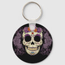 Search for sugar skull key rings Purple
