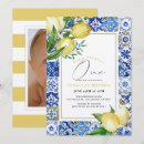 Search for blue tile invitations Italian