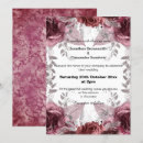Search for crimson red wedding invitations Flowers