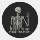 Search for funny skull stickers Pumpkin