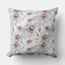 Search for elegant peacock cushions Watercolor