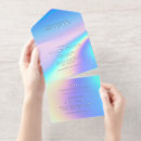 Search for holographic invitations Rainbow