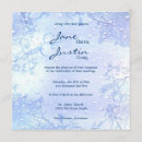 Search for ice blue winter wedding invitations Elegant
