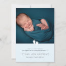 Search for modern minimalist birth announcement cards New baby