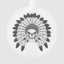 Search for american indian chief christmas tree decorations Warrior