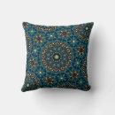 Search for gold and teal cushions Abstract pattern