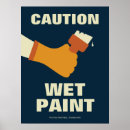 Search for wet paint posters Simple