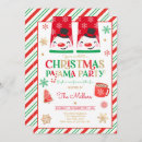 Search for pajama seasonal invitations Holiday pajama party