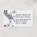 Search for scoring business cards Musical