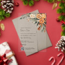 Search for winter flowers wedding invitations Rustic