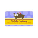 Search for cartoon bear return address labels Cute