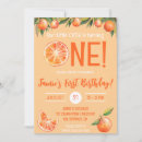 Search for turning one birthday invitations Clementine