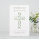 Search for eucalyptus baby christening invitations Botanical