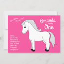 Search for horse 1st birthday invitations First