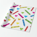 Search for crayons gift wrap Pattern