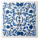 Search for antique blue and white tiles Floral