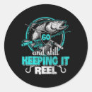 Search for funny fisherman stickers Trout