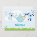 Search for laundry line invitations Boy