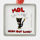 Search for meow christmas tree decorations Cartoon