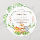 Search for lion baby girl shower invitations Giraffe