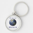Search for world peace key rings Earth