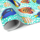 Search for aquarium wrapping paper Tropical fish