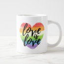 Search for lgbt lesbian mugs Love is love