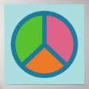 Search for peace sign posters Colourful